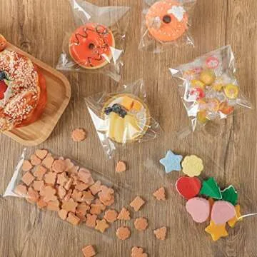 350Pcs Resealable Cellophane Bags for Gifts & Treats