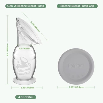 Haakaa Manual Breast Pump 4 Oz for Breastfeeding Moms