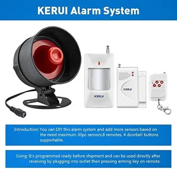 KERUI Wireless Home Security System with Remote Control