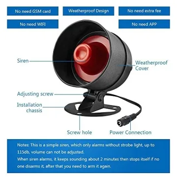 KERUI Wireless Home Security System with Remote Control