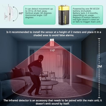 KERUI Wireless Home Security System with Remote Control
