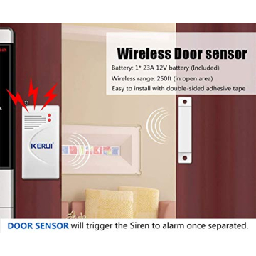 KERUI Wireless Home Security System with Remote Control