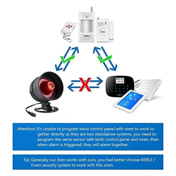 KERUI Wireless Home Security System with Remote Control