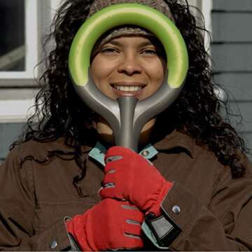 Radius Garden 202 PRO Ergonomic Shovel with Stainless Steel Blade