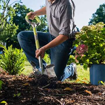 Radius Garden 202 PRO Ergonomic Shovel with Stainless Steel Blade