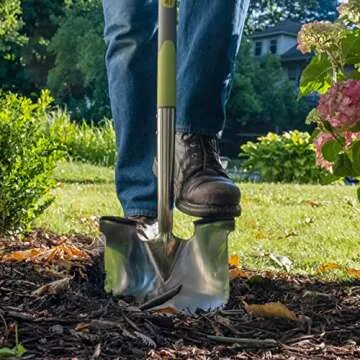 Radius Garden 202 PRO Ergonomic Shovel with Stainless Steel Blade