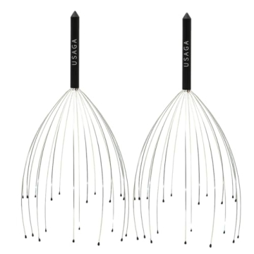 USAGA 20-Prong Head Massager for Ultimate Relaxation
