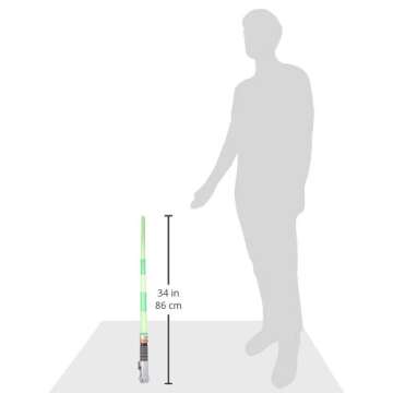 Star Wars Luke Skywalker Electronic Green Lightsaber Toy