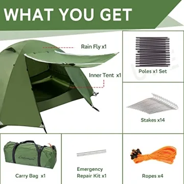 Clostnature Ultralight 2-Person Waterproof Camping Tent