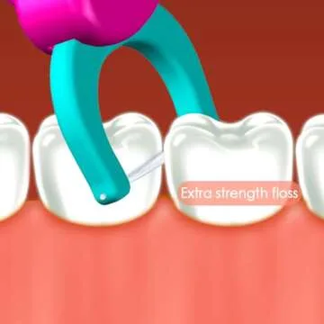 Easy and Fun Kids Flossers with 120 Refills - T.Smile