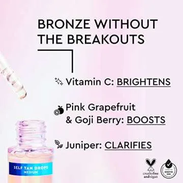 Customizable Tan Drops - Vegan Friendly Glow Solution