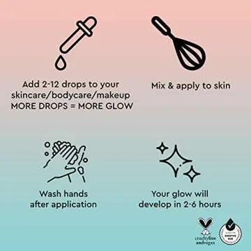 Customizable Tan Drops - Vegan Friendly Glow Solution