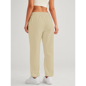 Stylish High Waisted Fleece Lined Sweatpants for Women