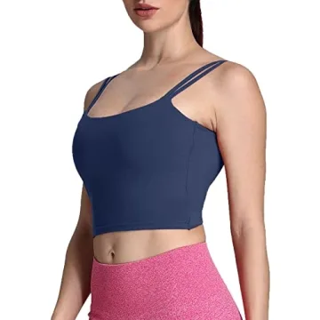 Aoxjox Women's Workout Sports Bras Fitness Yoga Crop Top