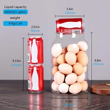 Stylish SAIOOL Egg Jar for Fresh Food Storage