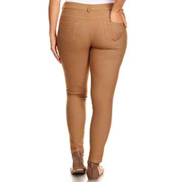 YELETE Women's Stretch Jegging Tights with Pocket