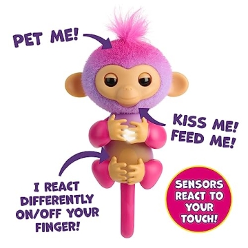 Interactive Fingerlings Baby Monkey Charli with 70+ Sounds