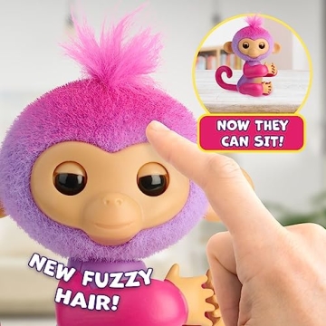 Interactive Fingerlings Baby Monkey Charli with 70+ Sounds