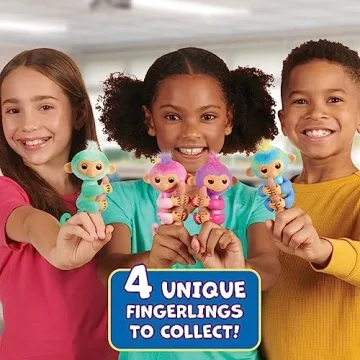 Interactive Fingerlings Baby Monkey Charli with 70+ Sounds