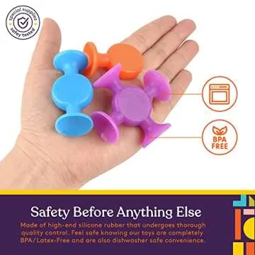 Suction Construction Bath Toys for Kids - 50-Pcs Set