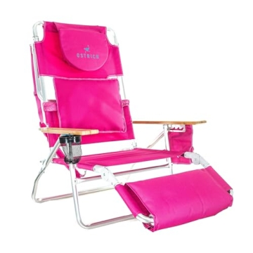 Deluxe Ostrich Beach Chair - 3 in 1 with Comfort Features