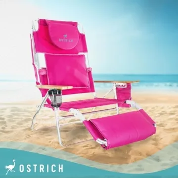 Deluxe Ostrich Beach Chair - 3 in 1 with Comfort Features