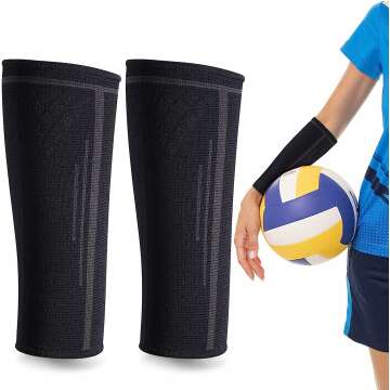 TOBWOLF 1 Pair Volleyball Arm Sleeves, Volleyball Compression Sleeves Sports Forearm Sleeves, Passin...