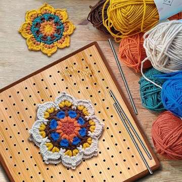 RZZRBC Granny Square Blocking Board - Ideal Gift for Crafters