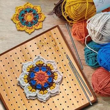 RZZRBC Granny Square Blocking Board - Ideal Gift for Crafters