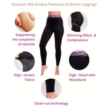 LIPOELASTIC Active Leggings - Medical Compression & Style