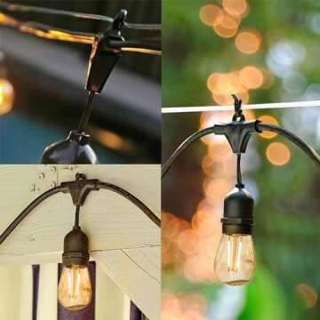 Banord 48FT Dimmable Outdoor String Lights for Any Occasion