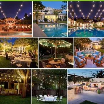 Banord 48FT Dimmable Outdoor String Lights for Any Occasion