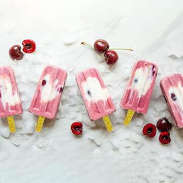 PACKIN WAY 60 Pieces Reusable Glitter Acrylic Popsicle Sticks Multicolored Ice Cream Pop Candy Cake Sticks for Ice Cream, Popsicle, Kids Projects (Gold)