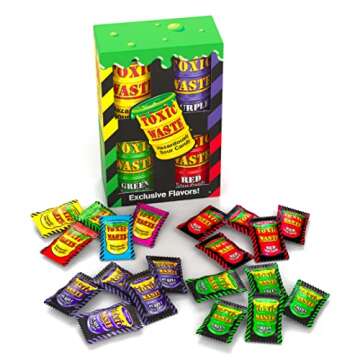 TOXIC WASTE Sour Candy Variety Pack - 20 Flavors in 4 Drums