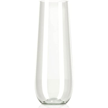 Elegant 30 Pack BPA-Free Plastic Champagne Flutes