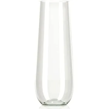 Elegant 30 Pack BPA-Free Plastic Champagne Flutes