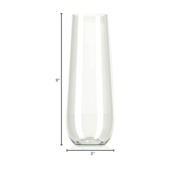 Elegant 30 Pack BPA-Free Plastic Champagne Flutes