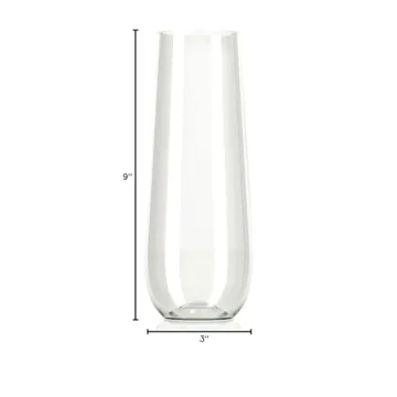 Elegant 30 Pack BPA-Free Plastic Champagne Flutes