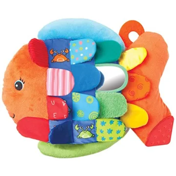 Melissa & Doug Flip Fish Toy with Baby Socks Bundle