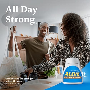 Aleve Back Muscle Pain Relief Tablets 50CT Pack of 3