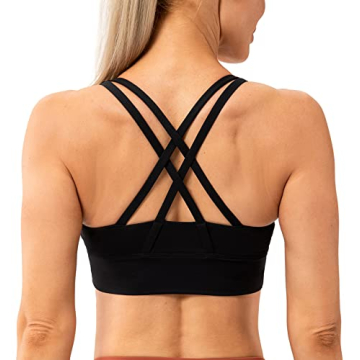 Lavento Women's Stylish Sports Bra for Medium Support