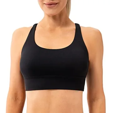 Lavento Women's Stylish Sports Bra for Medium Support