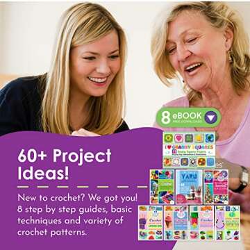 Mira HandCrafts Acrylic Yarn Starter Kit for Crafts