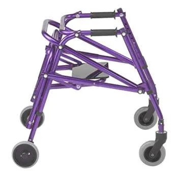 Nimbo 2G Lightweight Walker with Seat in Wizard Purple