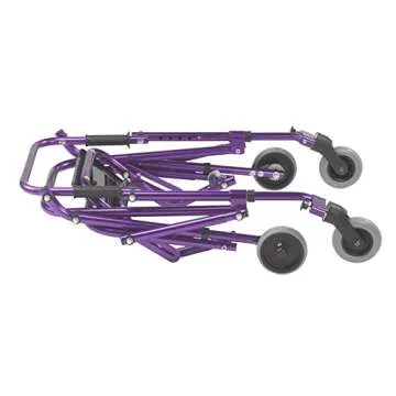 Nimbo 2G Lightweight Walker with Seat in Wizard Purple