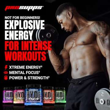 PROSUPPS Mr. Hyde Xtreme Pre-Workout Powder Energy Drink - Intense Sustained Energy, Pumps & Focus w...