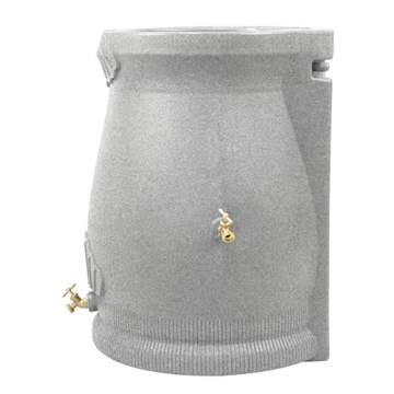 Good Ideas Rain Saver 50 Gallon Urn Shaped Storage Barrel