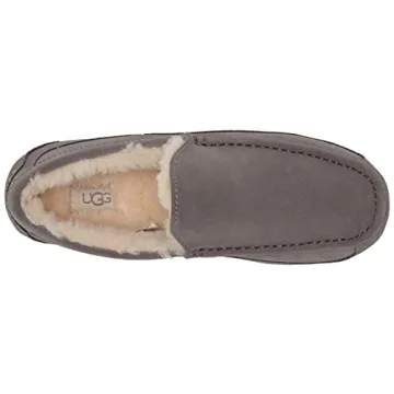 UGG Men's Ascot Slipper Grey Comfortable Stylish 12