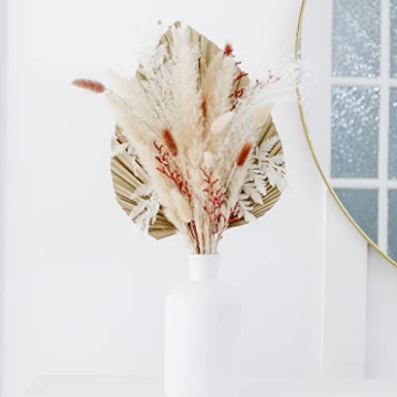 Elegant Dried Pink Pampas Grass Bouquet for Home
