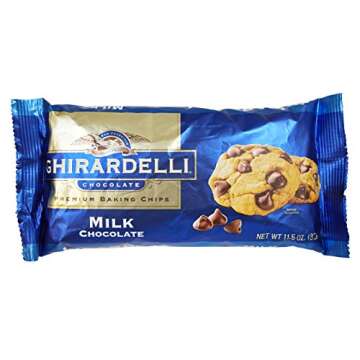 Ghirardelli, Premium Baking Chips, Milk Chocolate, 11.5 oz (326 g)(PACK 1)